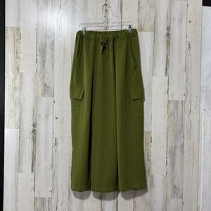 1. State Olive Green Skater Skirt